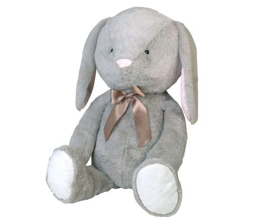 Happy People Plush Rabbit 75 cm Grey 58263