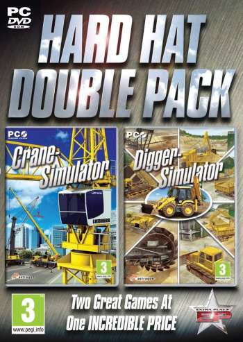 Hard Hat Double Pack Crane & Digger Simulation