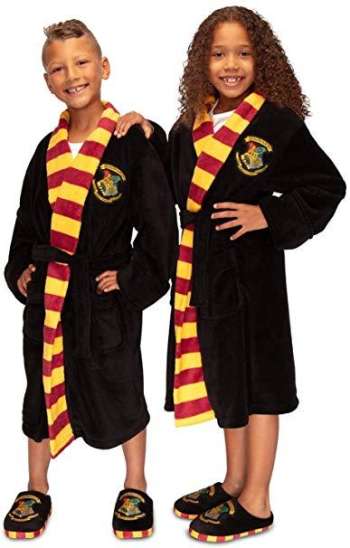 Harry Potter Hogwarts Fleece Robe Kids Unisex Extra Large 13-15 Years