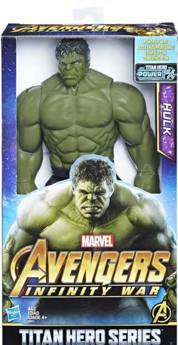 Hasbro Marvel Avengers Hulk Infinity War Titan Hero Series Power
