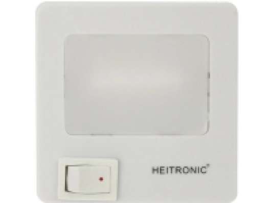 Heitronic 47202 LED-natlys Kvadratisk LED (RGB) N/A Hvid