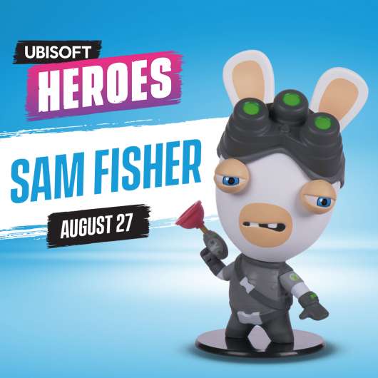 Heroes Collection Rabbids Sam Fisher Chibi Figure