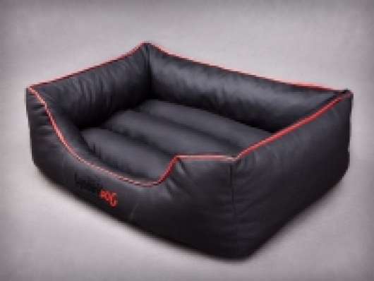 HOBBYDOG Comfort bed - Black with red trim XXXL