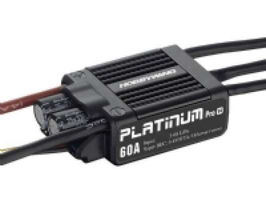 Hobbywing Platinum Pro 60A V4 Modelfly brushless flyveregulator Udholdenhed (maks.): 80 A