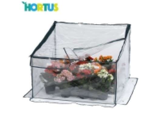 HORTUS Bed-drivhus, foldbar 70 x 70 x 35/50 cm (211-205)