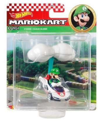 Hot Wheels Mario Kart: Luigi P-Wing + Cloud Glider