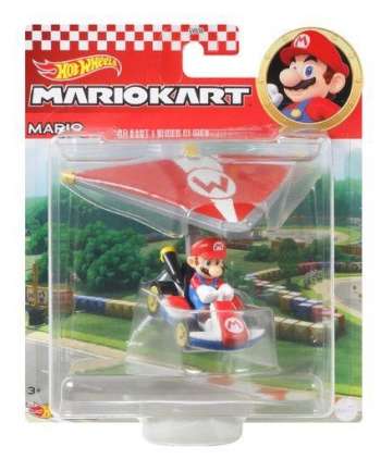 Hot Wheels Mario Kart: Mario Standard Kart + Super Glider