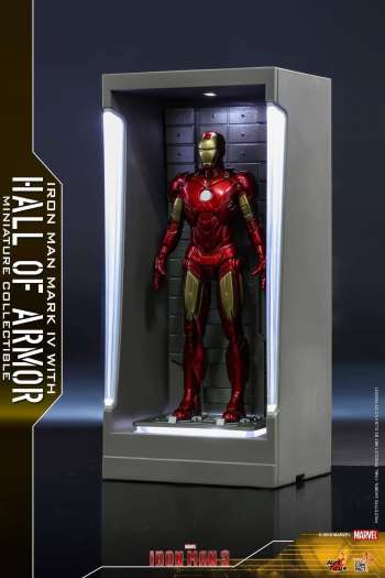 Hottoys Miniature Iron Man 3 Mark 4 With Hall Of Armor