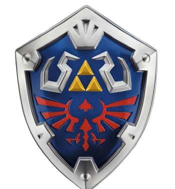 Hylian Shield Legend of Zelda Skyward Sword Plastic Replica Links 48cm