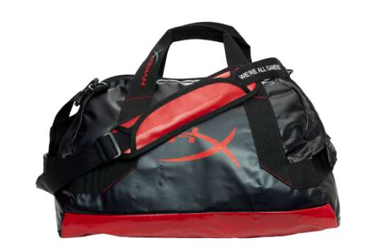 HyperX Crate Lan Party Duffle Bag - Svart / Röd