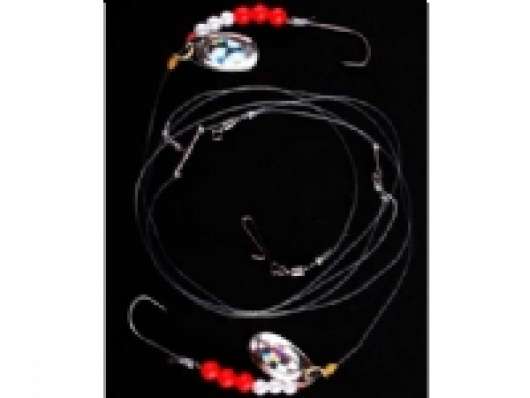 Imax Flounder Rig2 White & Red Bead Sp-Blades 2 Hooks#4