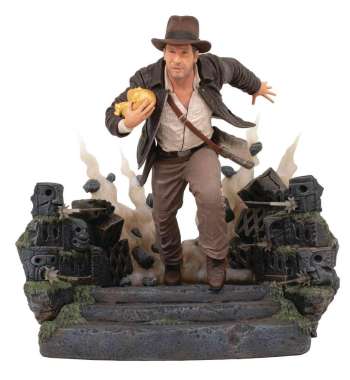 Indiana Jones 1 - Escape With Idol - Statue Deluxe Gallery 25Cm