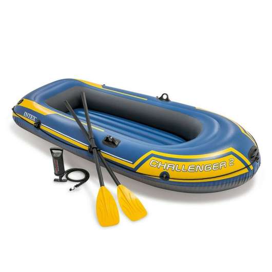 Intex - Challenger 2 Inflatable Boat for Two People