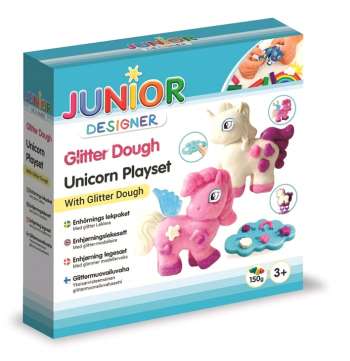 JDE Glitter Dough Unicorn Playset 506099