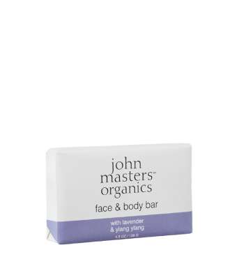 John Masters Organics - Face & Body Bar w. Lavender & Ylang Ylang 128 g