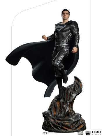 Justice League - Superman Black Suit - Statue Legacy Replica 1/4 69Cm