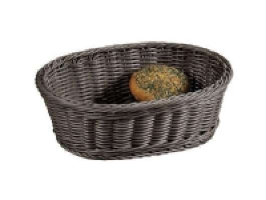 Kesper Basket for fruit and bread, oval, gray