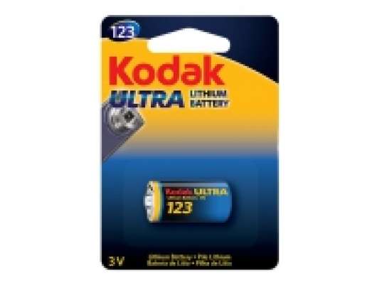 Kodak ULTRA - Batteri CR123A - Li