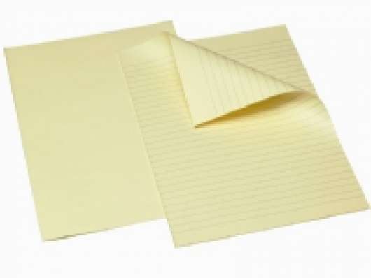 Konceptpapir A4 gult linjeret Bantex (250 ark)