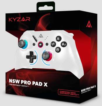 Kyzar Switch PRO Controller - White