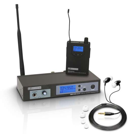 LD Systems MEI 100 G2 trådlöst in-ear monitorsystem