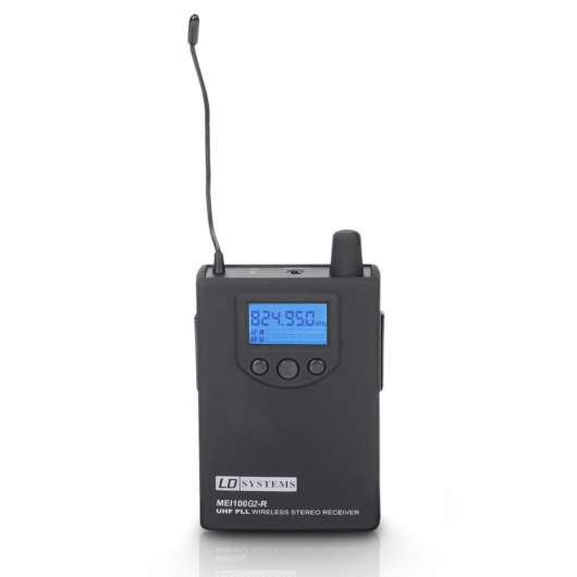 LD Systems -mottagare för MEI 100 G2 In-Ear Monitor