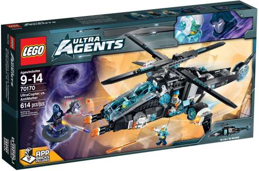 LEGO Agents UltraCopter vs. AntiMatter
