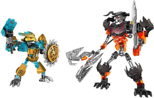 LEGO Bionicle Mask Maker vs. Skull Grinder