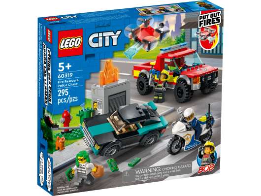 LEGO City Firefighting & police hunting 60319