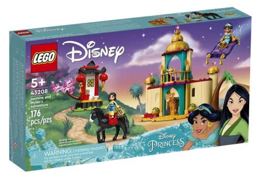 LEGO Disney Princess Jasmin & Mulans adventure 43208