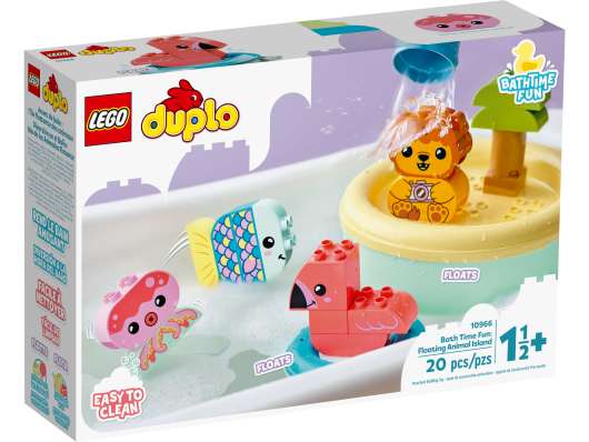 LEGO DUPLO Fun in bath Floating animal island 10966