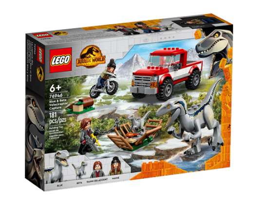 LEGO Jurassic World Blue & Beta velociraptor capture 76946