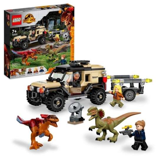 LEGO Jurassic World Pyroraptor & Dilophosaurus-transport 76951