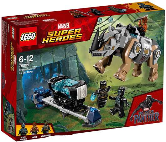 LEGO Marvel Super Heroes Black Panther Rhino Face Off By The
