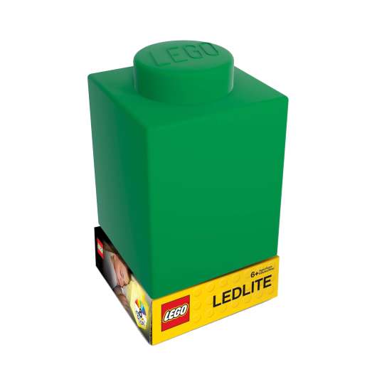 LEGO Silicone Brick Night Light w/LED Green /Green