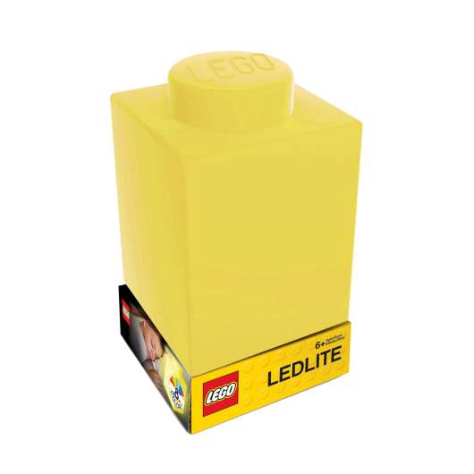 LEGO Silicone Brick Night Light w/LED Yellow /Yellow