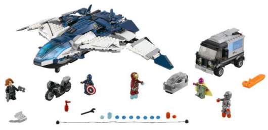 LEGO Super Hero The Avengers Quinjet City Chase