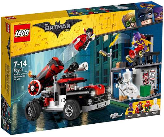 LEGO The Batman Movie Harley Quinn Cannonball Attack