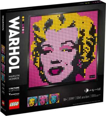 LEGO Wall Art - Andy Warhol’s Marilyn Monroe 31197 (4-pack)