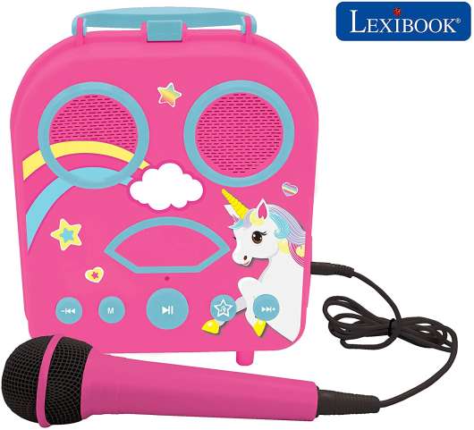 Lexibook My Secret Portable Karaoke Unicorn design BTC050UNI