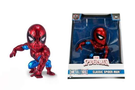 Marvel 4" Classic Spiderman Metal Figure