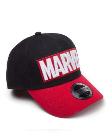 Marvel - Red Brick Logo Curved Bill Cap (One-size)