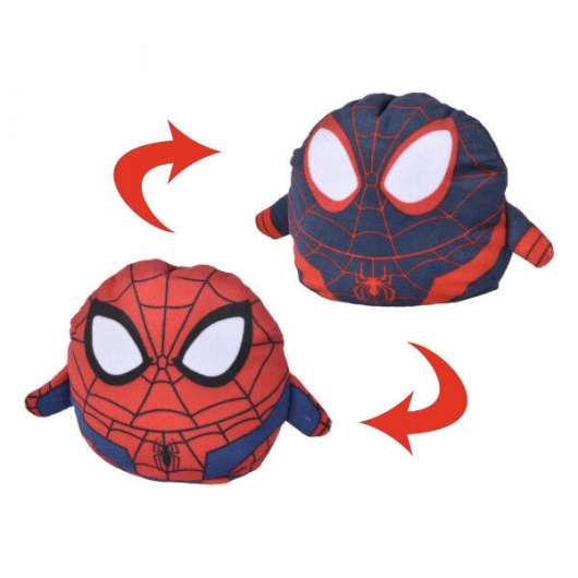 Marvel: Spider-Man Reversible Plush Figure Spiderman/Miles Morales 8 cm