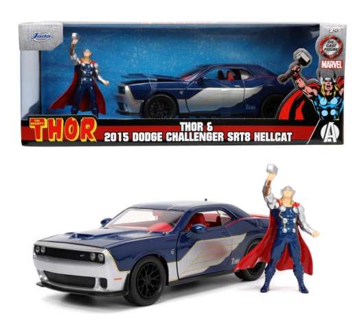 Marvel - Thor & 2015 Dodge Challenger Srt8 Hellcat - 1:24