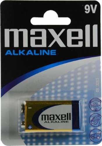 Maxell Alkaline Batteri 6LR61 / 9V, 1-pack