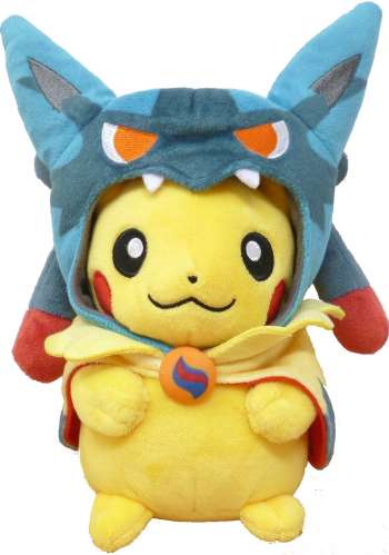 Mega Lucario Pikachu Poncho