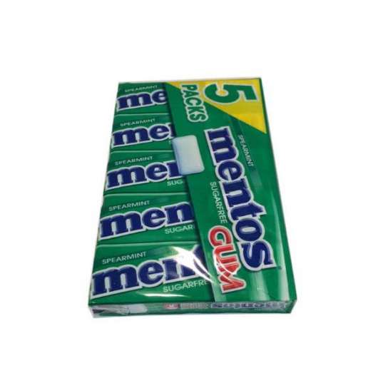 Mentos Gum Spearmint 24x5-pack