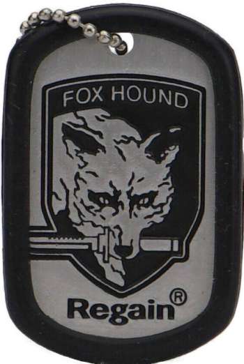 Metal Gear Solid Foxhound Logo Dog Tag