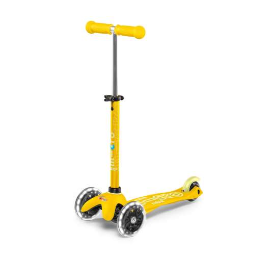 Micro Mini Deluxe LED Scooter Yellow