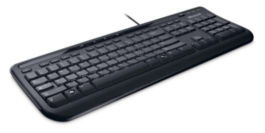 Microsoft Wired Keyboard 600 (USB) - Svart